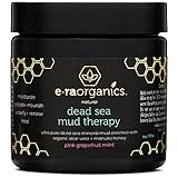 Era Organics Dead Sea Mud Mask with Organic Aloe Vera, Shea Butter, Manuka Honey & Hemp Oil - Spa Quality Face Mask to Cleanse, Moisturize & Exfoliate