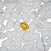 47 White Plastic Easter Eggs + 1 Surprise Golden Egg Set