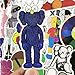 KAWS Laptop Stickers, Cute Cartoon Vinyl Computer Waterproof Water Bottles Skateboard Luggage Decal Graffiti Patches Decal 65Pcs Pack