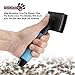 Self Cleaning Slicker Shedding Brush for Dogs and Cats with Silica Gel Handle (blue)