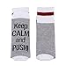 Non-Skid Push Socks,Labor Delivery Hospital Maternity Inspirational Pregnant Push Socks Baby Shower Gift for the Mom to Be (Grey)