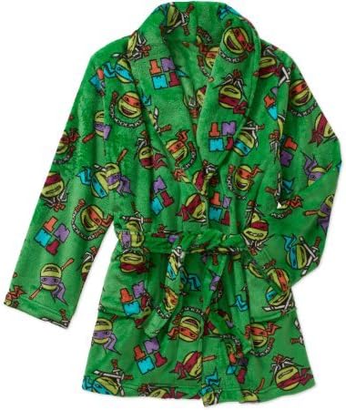 Teenage Mutant Ninja Turtles Boys Plush Robe Size L 10/12