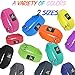 Mosstek Bands Compatible with Garmin Vivofit 3/jr/jr 2, Soft Silicone Replacement Sport Wristbands for Kids Girls Boys Women Men Small Large