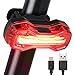 Albrillo Bicycle Tail Light, USB Rechargeable Rear Bike Lights With Waterproof and 6 Light Modes Function, Bright Safety Led Bike Back Light