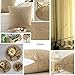 Home Brilliant Decor Linen Textured Oblong Cushion Cover Decorative Throw Pillow Cover for Sofa, 30cm x 50cm, 2 Pack, Natural Linen