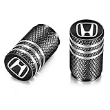 QINGTECH Valve Stem Caps,Aluminum Tire Valve Caps for Honda 4pcs...