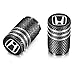 QINGTECH Valve Stem Caps,Aluminum Tire Valve Caps for Honda 4pcs…