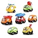 Kinder Toys Network Toon Town Baby Toy Cars, Set of 7 - Fire Truck, Tow Truck, Dump Truck, Helicopter and More