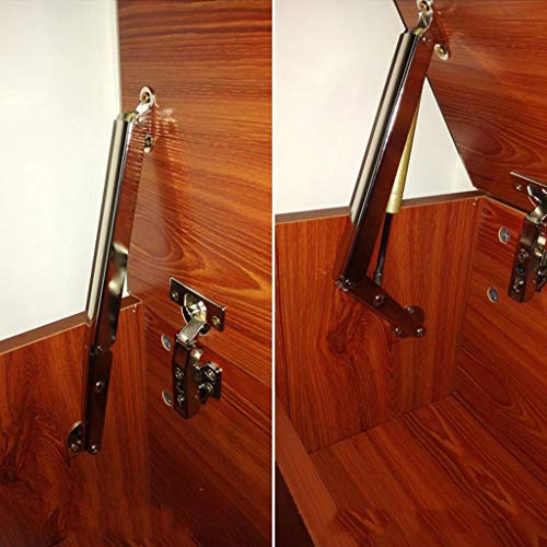 Pack of 2 Pneumatic Lid Lifters (200N/44lb), Heavy Duty Gas Springs Lid