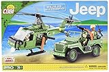 COBI Small Army Jeep Willys MB with Helicopter Building Kit
