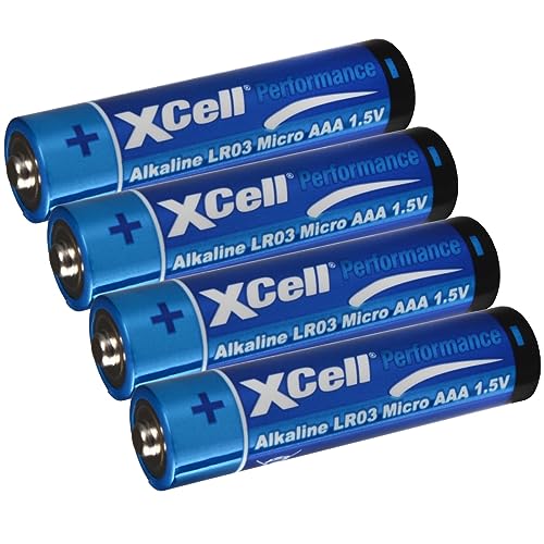 XCell Performance Alkaline LR03 Micro AAA Batterie (optimale Leistung, hohe Energiedichte, Lange Haltbarkeit) 146888