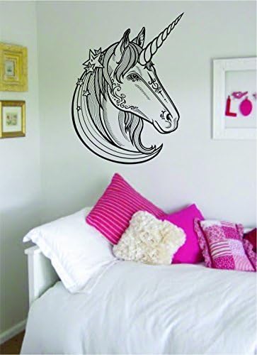 Decal Jewelry Unicorn Version 2 Decal Sticker Wall Vinyl Art Animal Teen Girl