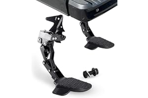 Aurorasters Rear Bed Step Retractable Bed Step Bumper Step for 2019-2025 Dodge Ram1500 DT New Body Style with Dual Exhaust Vehicles Accessories,Replaces 82215289AG 82215289AH 82215289AB 82215289AC