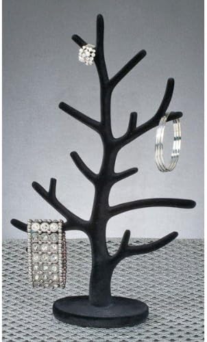16 Branch Tree Jewelry Stand Velour
