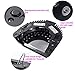 64W Wireless Rechargeable LED Gel Nail Lamp Cordless UV Led Nail Light for Gel Nails with Lifting Handle (black)