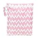 Bumkins Zippered Wet Bag, Pink Chevron