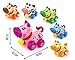 GINOVO 4pcs/Lot Wind Up Toy Wind-Up Animal for Baby, Toddler and Kid (Cow + Giraffe + Lobster + Penguin)