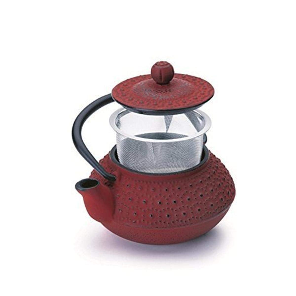 IBILI Cast Iron Hanoi Teapot, 0.3 Litres, Enamel Interior, Induction Safe