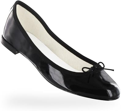black patent leather flats amazon