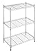 Whitmor Supreme Small 3 Tier Shelving Adjustable Chrome primary