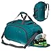 SKYLE 3-Way Gym Sport Bag Travel Duffel Bag Backpack with Shoe Compartment Cyan