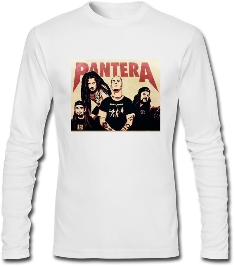FIVE Miumine Men's Pantera Heavy Metal Music Long Sleeve T-Shirt