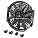 Auto Dynasty Compatible with Sonoma/Jimmy/S10/Blazer 4.3L Aluminum Racing 3-Row Radiator+12 inches Fans (Black)+Mounting Kit