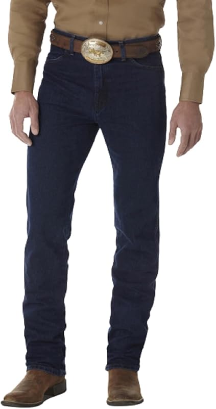 Jeans justos Denim Fit masculinos, Dark Stone Wash, 27 L x 32 Long, Pedra Escura, 27W x 32L