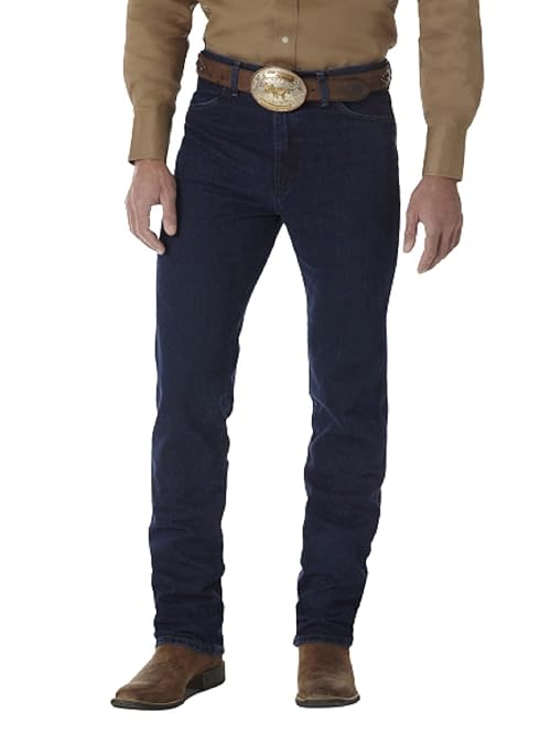 Wrangler 0936 Cowboy Cut Slim Fit Jean, Dark Stonewash, 29W x 32L