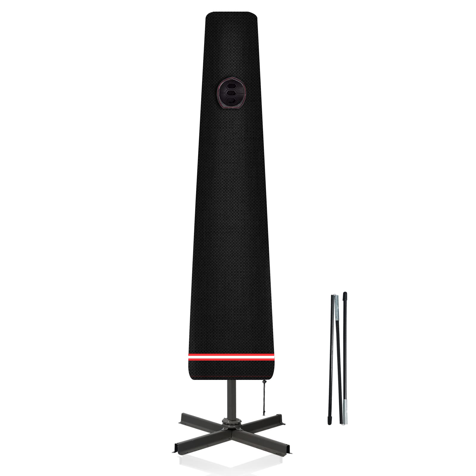 Turtle Life Parasol Cover 200 cm, Protective Cover with Pole, Waterproof, Protective Cover, Windproof, 200 x 40/45 cm