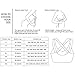HeartFor Racerback Sports Bras for Women - Padded High Impact Workout,Pack of 2
