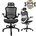 High Back Ergonomic Adjustable Office Chair with Breathable Mesh, Weight Capacity Over 300Ibs Passed BIFMA, Adjustable Headrest, Backrest and Flip-up Armrests, Computer Chair, Executive Swivel Chair