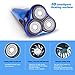 (Updated Version) Electric Shaver for Men, Homeasy Men Electric Razor Rotary Beard Trimmer Nose Hair Trimmer Face Cleaning Brush Waterproof Wet and Dry 4 In 1 Shaving Machine USB Charged