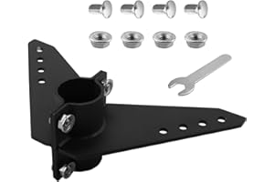 GEAIN Kayak Trolling Motor Steering Triangle Fits for Newport NK-180S Kayak Trolling Motor, Black Powder Coated Aluminum Stee