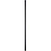 Kichler Outdoor Accessory Post in Black, Heavy-Duty Accessory for Post Lanterns and Landscape Fixtures, 9506BK, (3" W x 84" H