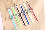 Domire Women's Geneva Silicone Band Jelly Gel Quartz Wrist Watch