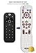 Anderic RRU401 4-in-1 Advanced Universal with Backlight and Learning for All TVs, Roku Player, BluRay Player, Audio system, Xbox, and more - Universal Remote Control - Black