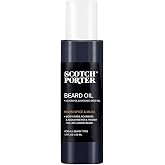 Scotch Porter Smoothing Beard Oil for Men, Warm Spice &amp; Musk Scent (1-Pack) | Nourishing Oil Seals in Moisture &amp; Smooths Flyaways - Frizz-Free, Fuller/Healthier-Looking Beard with All-Day Shine, 1.7 oz.