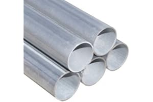 Master Halco 1-3/8" x 6' Galvanized Pipe/Tubing for Chain Link Fence, Gates, Posts - 4 pieces, Alloy Steel