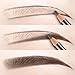 Ownest 6 Pcs Pull Cord Peel-off Eyebrow Pencil Tattoo Makeup and Microblading Supplies Set for Marking, Filling and Outlining, Waterproof and Durable Permanent Eyebrow Liner-Black