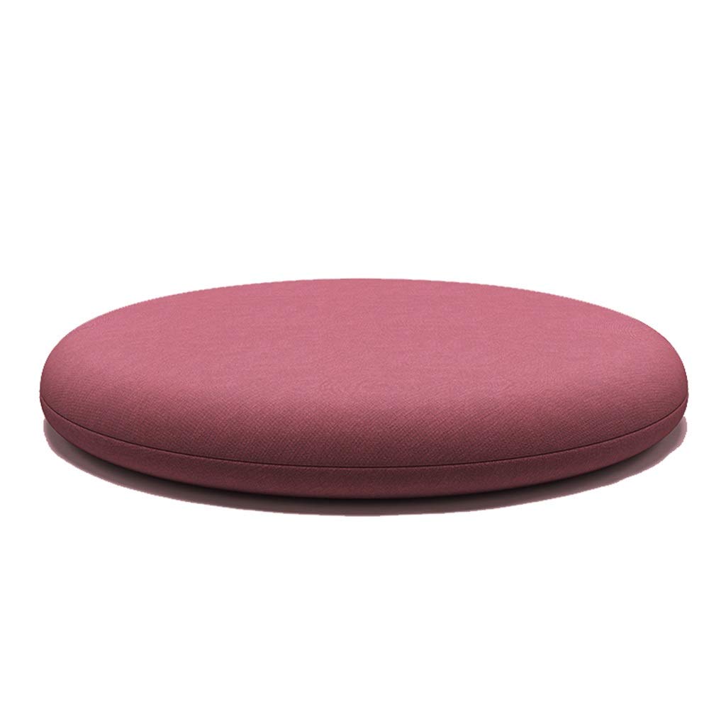 YUESFZ Chair Pads Round Memory Foam Chair Cushion, Super Soft Japanese Futon, Bay Window Tatami Low Table And Chair Cushion, 4 Seasons General (Color : A, Size : 40cm)