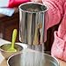 Astra Gourmet Stainless Steel Flour Sifter Sieve with Lid and Bottom Cover, Icing and Sugar Sifter(Red)