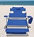 Rio Beach Face Opening Sunbed High Seat Beach Chair & Lounger, Blue