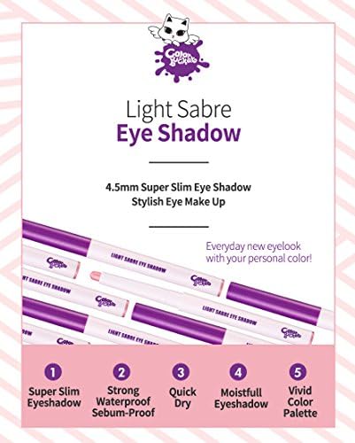 Colorbuckat light sabre eye shadow 04 / Shining Pink colors / eye shadow / eye make up / make up tools / Shadow / korean beauty cosmetic