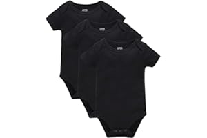 kavkas Baby Boy Bodysuit Cotton Short Sleeve Basic Undershirt Solid Baby Classic Clothes 3 Pack, 0-24 Months