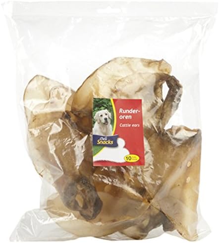 DeliSnacks Beef Ears, 10 Pieces