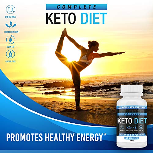 Keto Diet Pills - Weight Loss Fat Burner Supplement for Men and Women - Carb Blocker & Appetite Suppressant Formulated to Compliment a Ketogenic Diet - 60 Capsules