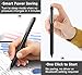 MoKo Active Stylus Pen Fit with Apple iPad, High Sensitivity Rechargeable Pencil Capacitive Digital Pen Compatible with iPad Pro 9.7/10.5/11/12.9,iPad mini 5/iPad Air 3 2019,iPad 9.7 2017/2018 - Black