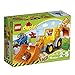 LEGO DUPLO Town Backhoe Loader 10811, Preschool, Pre-Kindergarten Large Building Block Toys for Toddlers