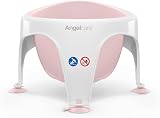 Angelcare Soft Touch Baby Bath Seat Pink Water Level Indicator Suction Cups view 1